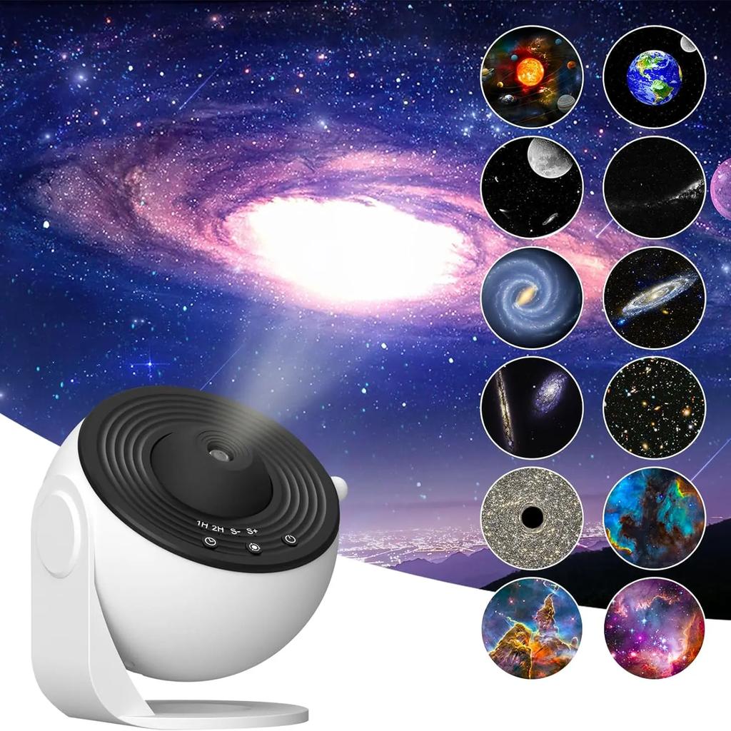 Hot Globe 13 in 1 Starry Sky Planetarium Projector Rotate Planetarium Lamp for Kids Bedroom Valentines Day Gift
