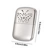 Zinc Alloy Portable Fuel Hand Warmer Reusable Pocket Hand Warmer Fuel Heater for Outdoor Sports Camping Hiking