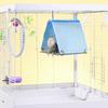 Bird Nest House Bed Bird Bed for Cage with Metal Undercover Hanging Hammock Shed Hideaway Huts for Macaws Parrots
