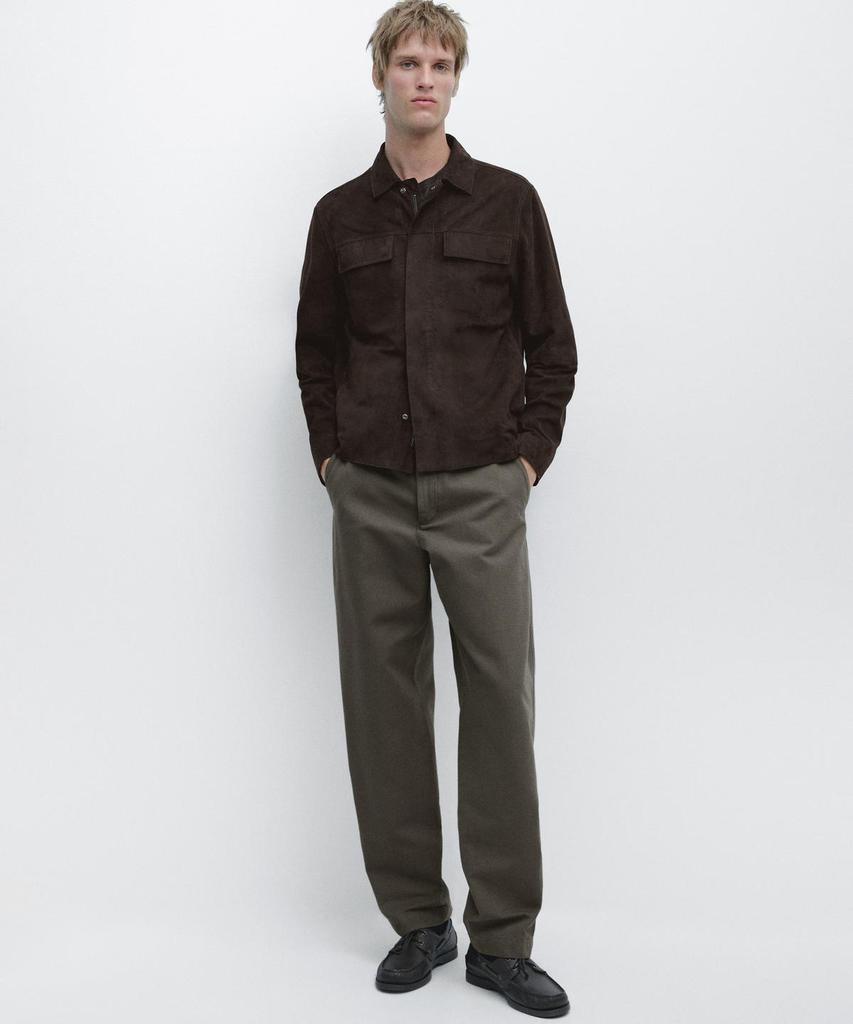 Masimodutti Tapered Fit Cotton Pants