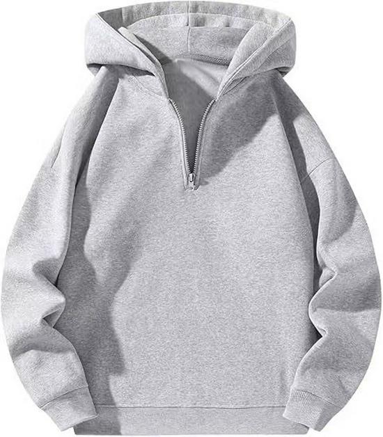 American Casual Loose Fit Zip-Up Hoodie: Spring/Autumn Streetwear Sweatshirt