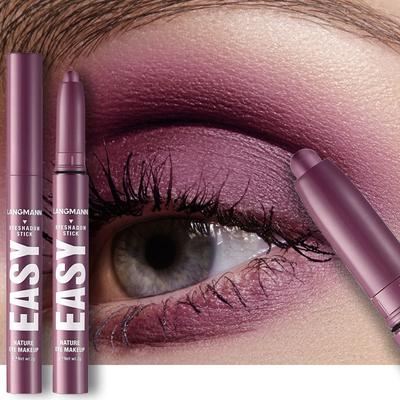 Matita Ombretto Perlato Glitter Matita Eyeliner Seta Illuminante Scintillante Lunga Durata Stick Ombretto Opaco Trucco Occhi Cosmetici