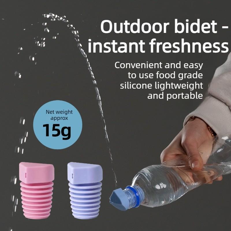 Outdoor Portable Bidet Sprayer Personal Hygiene Cleaner Nozzle for Camping Hiking Backpacking Travel Business Trip Cleaning 4