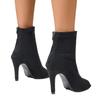 Fashion 2025 Women's Fashion High-heeled Sandals Fall New Round Head Open Toe Fish Mouth Back Zipper Cool Boots