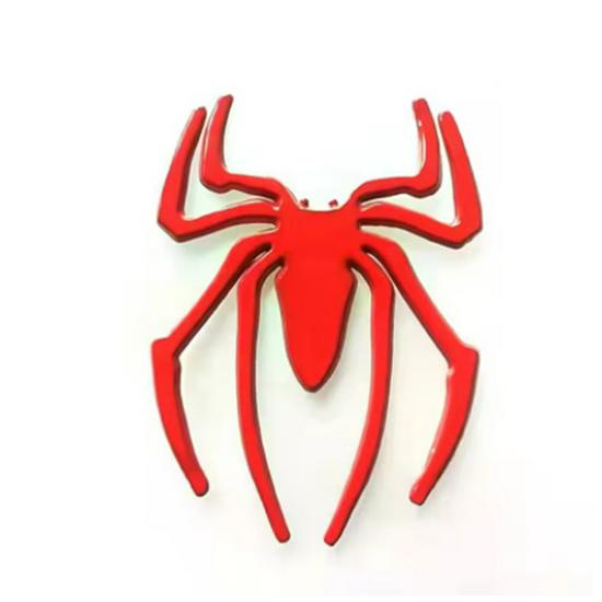 3D Metal Spider Car Emblem Sticker