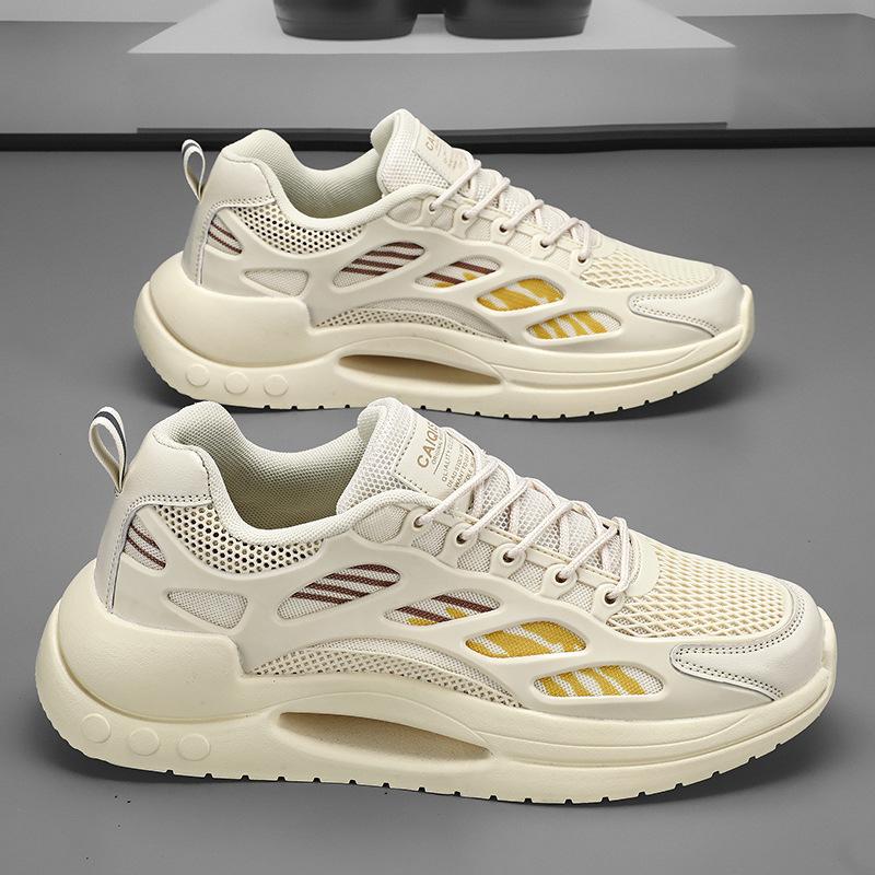 Men's shoes summer new breathable versatile sports casual mesh non-slip wear-resistant dad shoes