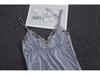 Yao Ting Satin Chiffon Five-Piece Pajama Set: Ice Silk, Casual, Sexy, with Chest Pads for Spring/Summer