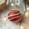 10PCS Christmas Ball, Christmas Tree Pendant Colorful Ball Atmosphere Hanging Decoration Festival Party Decoration Props