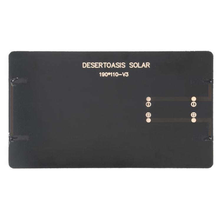 5V 3W 600mAh DIY Sun Power Battery Solar Panel Module Cell, Size: 110 x 190mm
