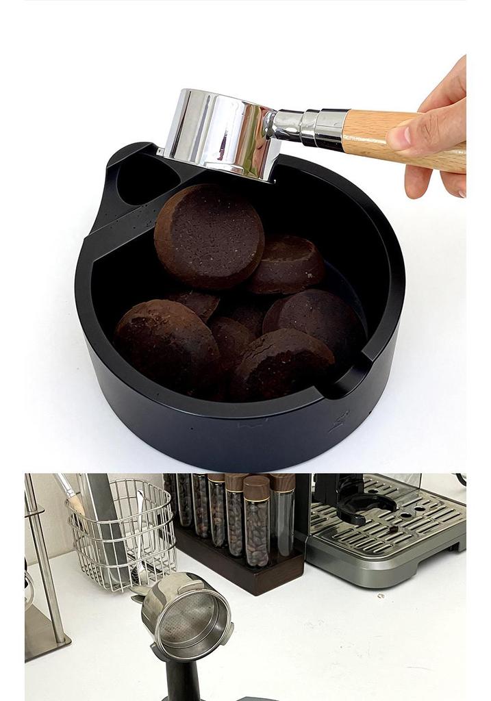 Silicone Noise-Reducing Espresso Knock Box for Coffee Grounds