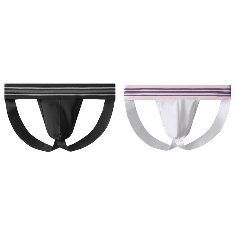 Men's Underwear Men's Pure Cotton Breathable Sexy Thong Men's Hollow Thong