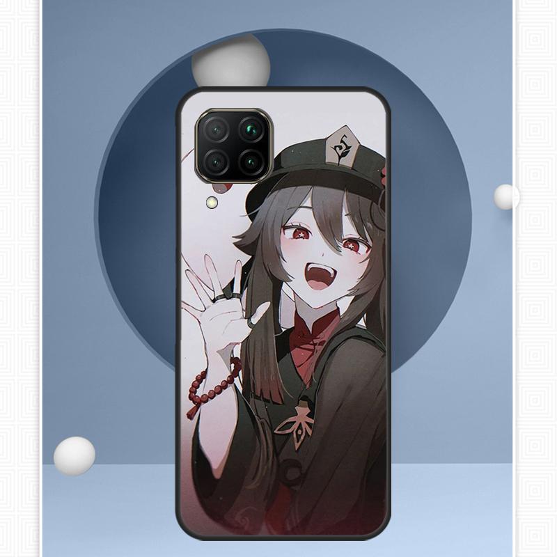 Hu Tao Genshin Impact Cartoon For Huawei Nova Y91 Y60 Y70 Y72 Y90 Y61 12s 12i 11i 8i 10 9 SE P20 P40 Lite P30 P60 Pro Case