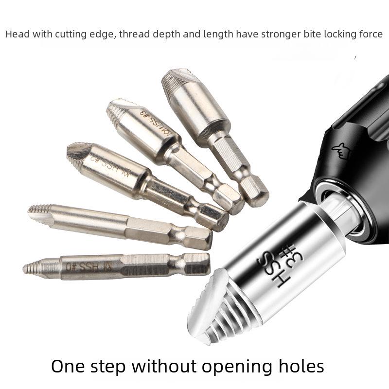 Instrument de extragere și îndepărtare a șuruburilor cu cap dublu