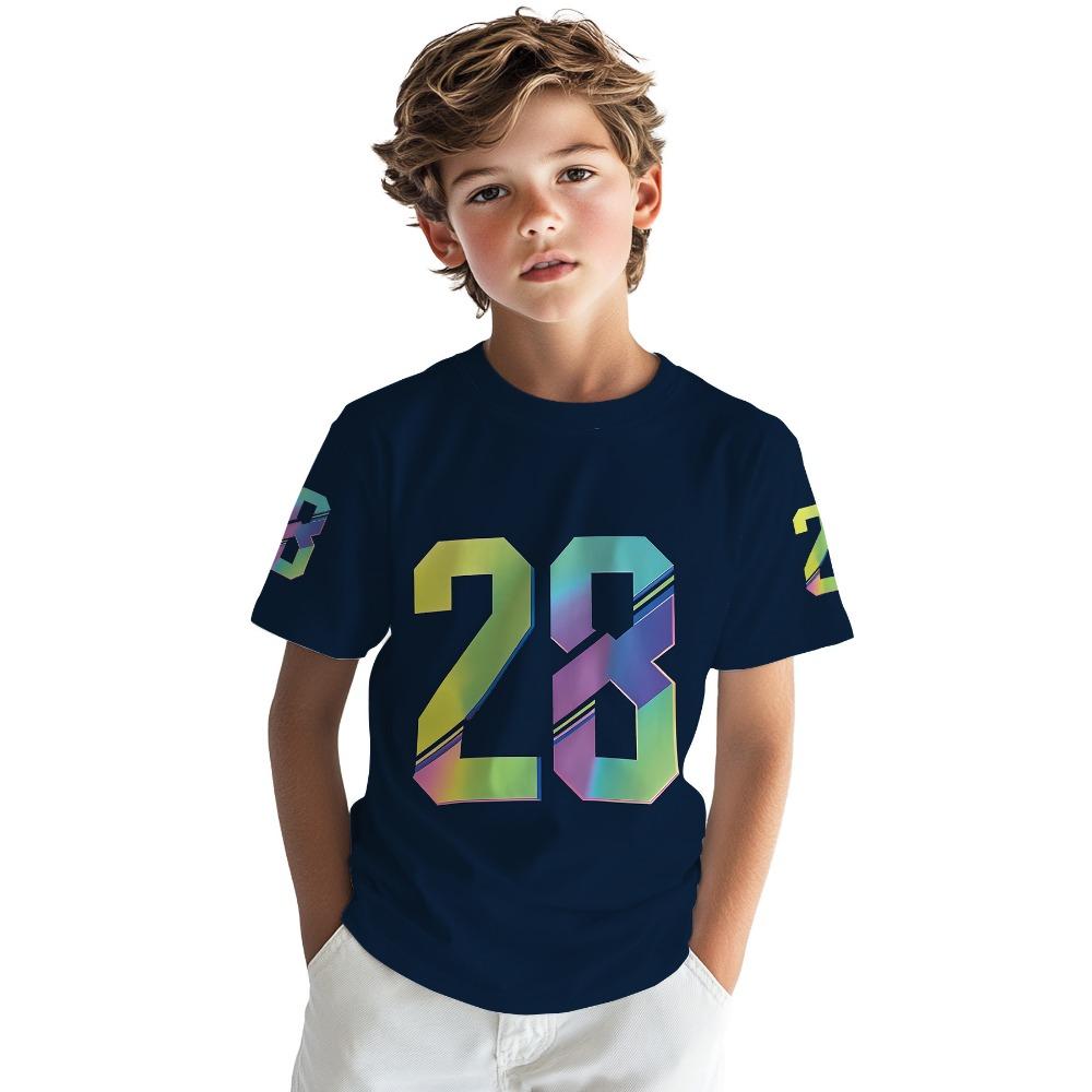 

Digitally printed boys T-shirts with dazzling colors are a thoughtful gift for children, full of childlike fun. 100
