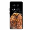 For Honor X9c Case X 9 c Coque Flowers Black Silicone TPU Soft Back Cover For Honor Magic 7 Pro Magic7 5G lite Phone Case Funda