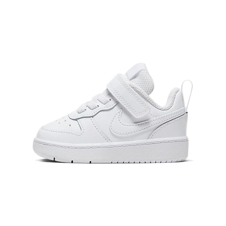 Nike Court Borough Low 2 Triple White TD BQ5453-100 26