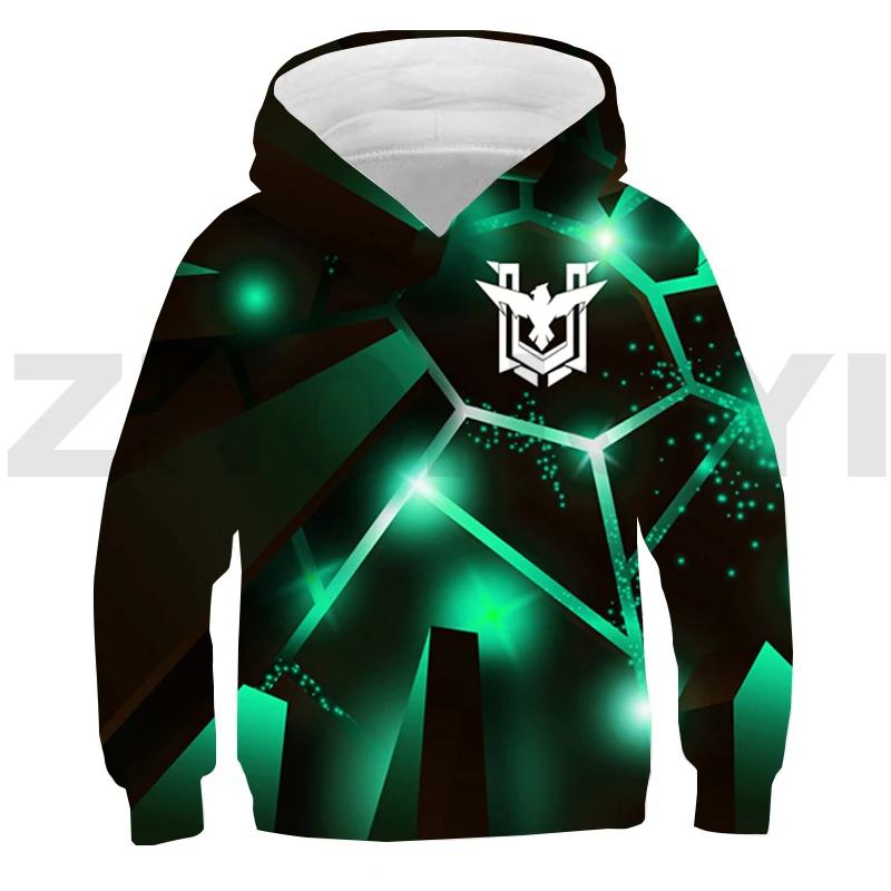 3D Free Fire Garena Hoodie Tracksuit Men Daily Anime Printed Pullovers Girls Harajuku Oversized Sweatshirt Sudaderas Outerwear