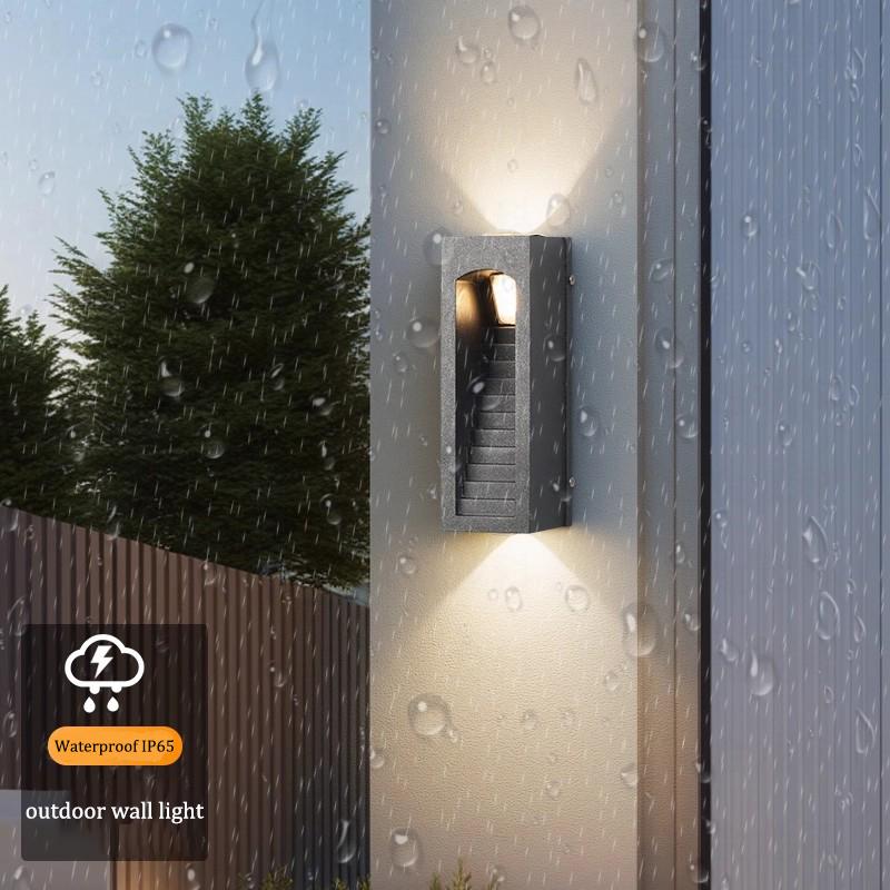 Creative Outdoor Wall Lamp Waterproof Courtyard Lighting Entrance Door Lamp Outdoor Balcony Terrace Atmosphere Wall Lamp Fixture