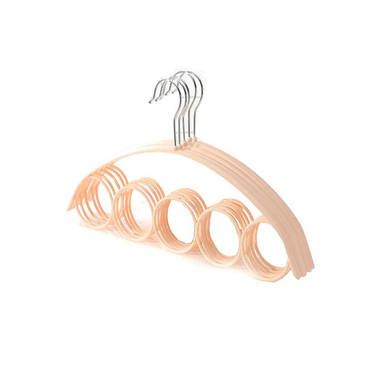 1 шт Вешалка для шарфов Материал ПП Вешалка для шарфов Пластиковые кольца Организатор для вешалки шарфов Вешалка для галстуков и ремней оранжевый 2990₽