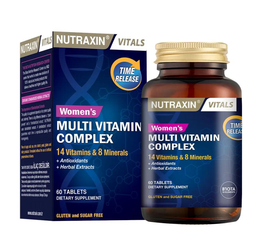 

Nutraxin MultiVitamin Complex Women s 60 Tablets