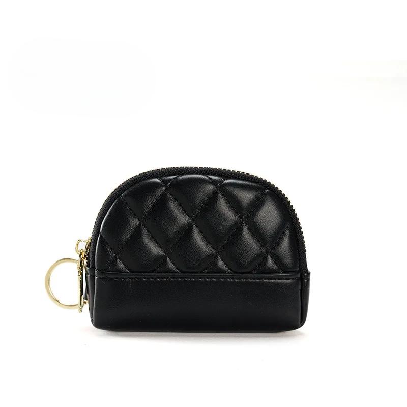 Przenośna PU Skórzana Portmonetka w Stylu Saszetki na Zamek Błyskawiczny Mini Torba do Przechowywania Etui na Karty Miękka Słodka Portfel Zero Torba na Słuchawki