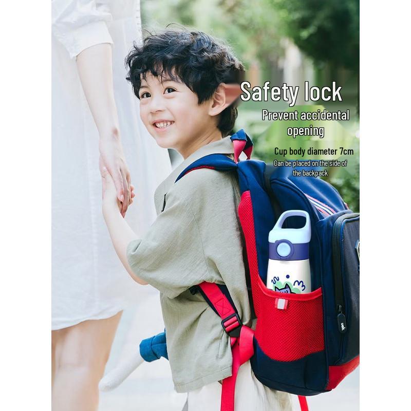 FUGUANG Kids' 316L Stainless Steel Insulated Bottle with Straw