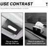 Car Tissue Holder, Leather Tissue Holder For Car Sun Visor, Rectangular Auto Sun Visor Napkin Holder Mask Dispenser, Universal Vehicle Tissue Box Sun