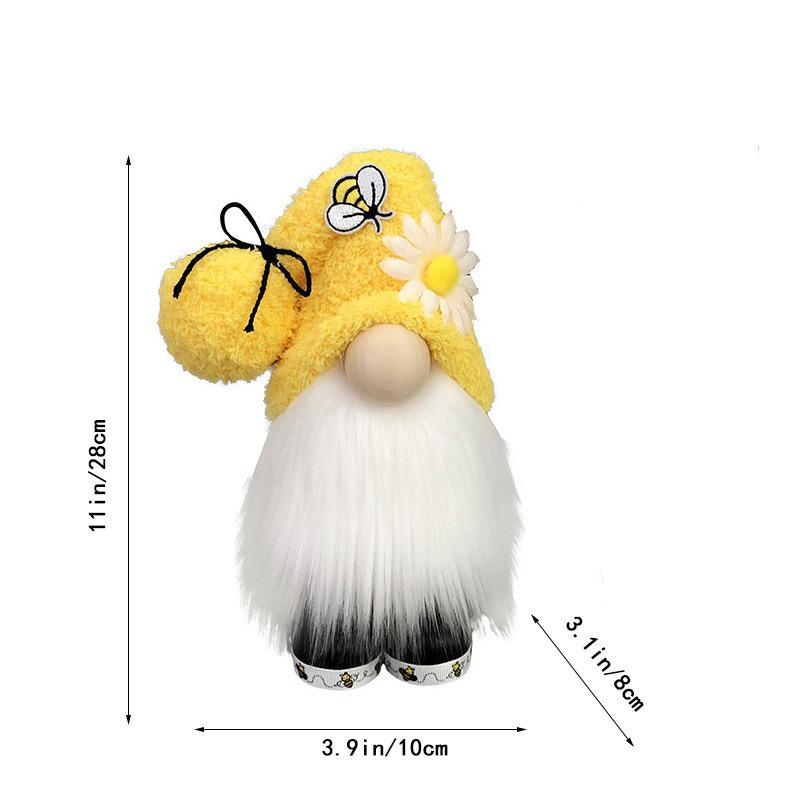 

Bumble Bee Striped Gnome Scandinavian Tomte Swedish Honey Bee Elfs Home KTY One Size