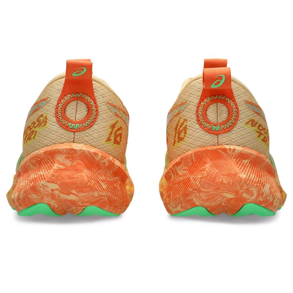 Asics Scarpe da Ginnastica Donna ASICS Gel Noosa TRI 16 Arancio Chiaro Limone Scintillante 1012B675-801