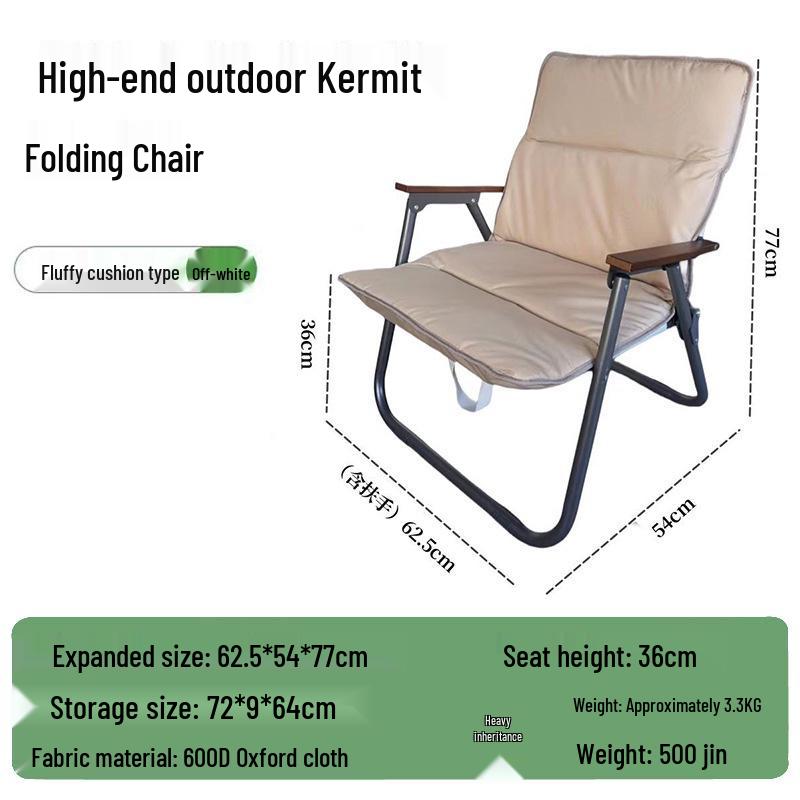Kermit Outdoor Portable Aluminum Folding Camping & Fishing Chair