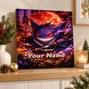 Gengar Custom Name Diamond Painting Personalized 5D Full Drill DIY Diamond Art Home Decor