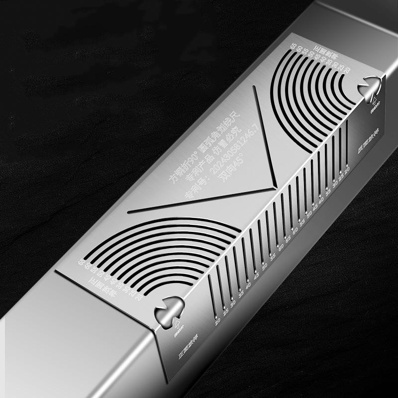 Angle & Arc Marking Tool, Adjustable Linear Arc Dual-Purpose Scriber Marking, Welding Square Pipe Marking, Metal Marking Tool