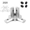 Alloy with Screws 2020 3030 4040 Series Slot 3-Way End Corner European Standard Bracket Connector
