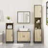 VidaXL Armoire de salle de bain chêne sonoma bois d'ingénierie métal 3300881