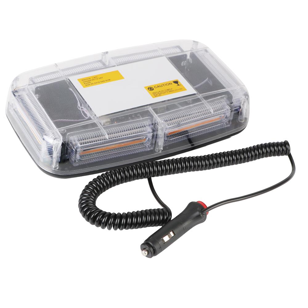 Car Strobe Warning Light Police Flasher Vehicle Roof Flashing Beacon Yellow LED COB Ceiling Lamp Emergency Signal Lamp DC12~24V