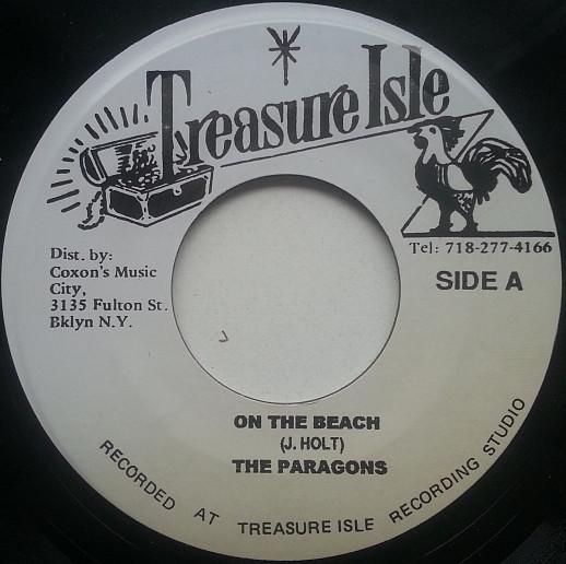 7inch Record PARAGONS / DUKE REID GROUP - On The Beach / Don't Try Me (Ver) NONE Treasure Isle Jamaica Reggae, Ska & Dub Used