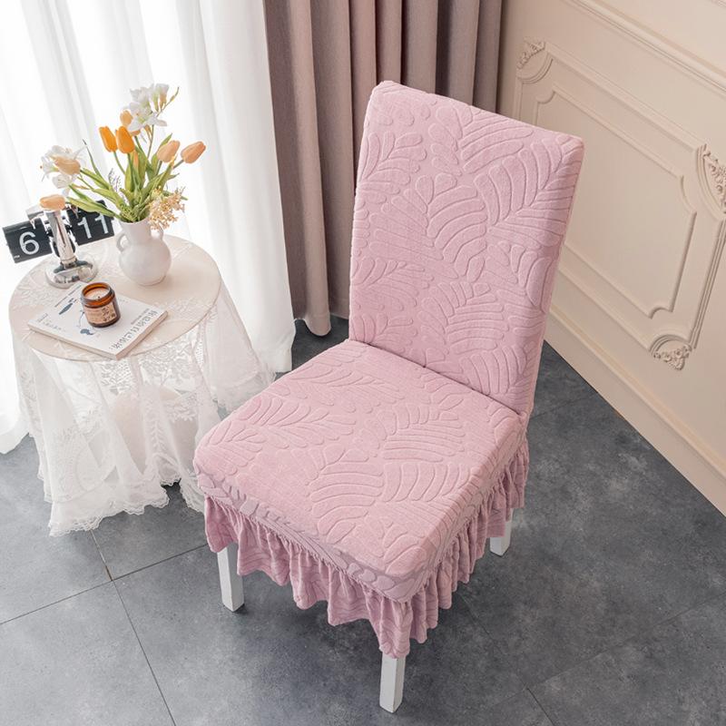 Chair Cover Seat Dining Table Backrest Cover Integrated Cover Set Combination Household Stool Cover Cover