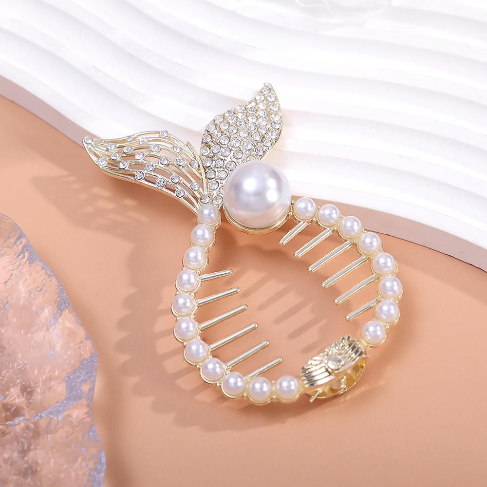 

1 шт. элегантная заколка для волос «рыбий хвост»