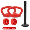 Portable Fitness Accessories: Handle for Dumbbell, Barbell, Kettlebell Swing, Hip Raise, Prone Support