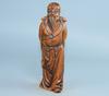 Chinese Antique Boxwood Carving Exquisite Li Bai Figure Statue Collection Decor
