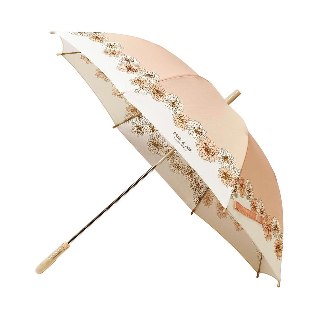 Moonbat Long UV School Chrysanthemum Peach [Paul & Joe] Children's Umbrella, Protection, Umbrella, Print, 21-113-10978-06,