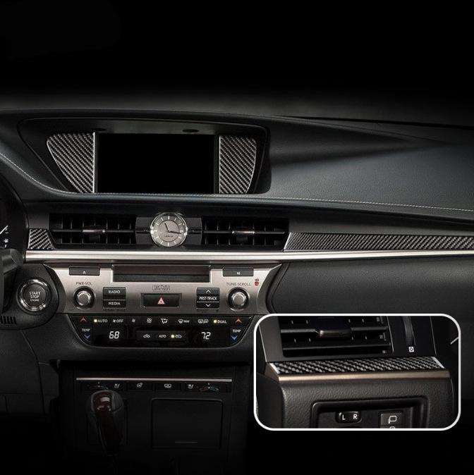 Lexus ES200 300H Carbon Fiber Interior Gear Shift Frame Decorative Sticker