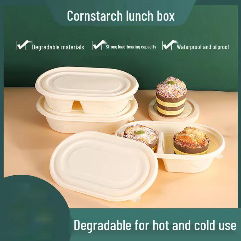 Corn Starch Biodegradable Disposable Meal Box