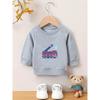 Kids Sweatshirt,Cool Cartoon Print Pattern, Skin Friendly Soft Spring and Autumn Thin Versatile Round Neck Hoodie,Oversized Kids Sweatshirt