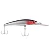Isca de Pesca de Arremesso Ultralongo 20cm Água Salgada Minnow Afundante Isca de Pesca Material de Pesca 2 Anzóis Grande