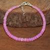 Pink Opal Smooth Beads Bracelet for Women, Ethiopian Opal Beads Handmade Bracelet, October Birthstone Beaded Bracelet, Gift for Her