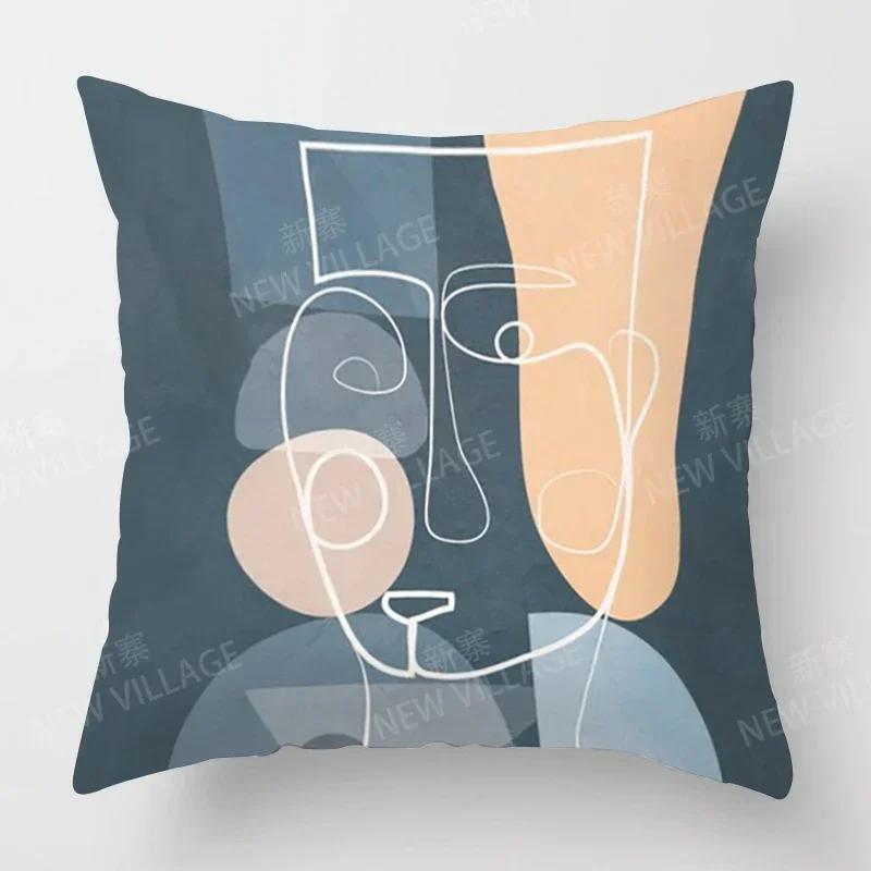 Nordic Fall Home Decor Autumn  Throw Pillow Cover Sofa Cushion Cover  Modern