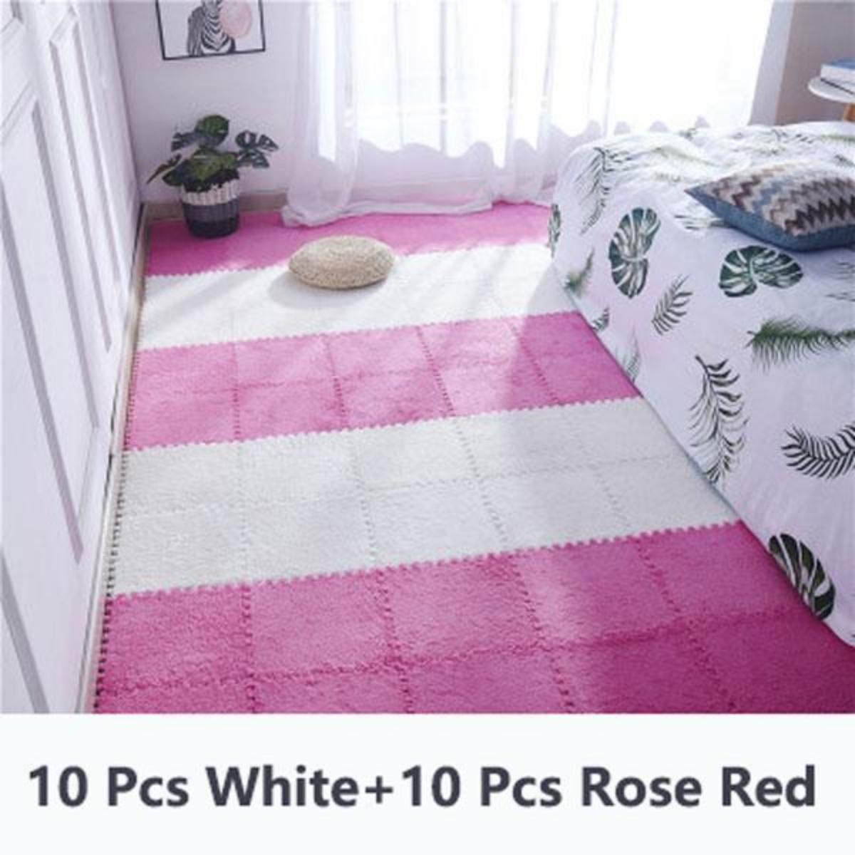 

Мягкие плюшевые детский игровой коврик-головоломка 30х30 см 10/20 шт Other