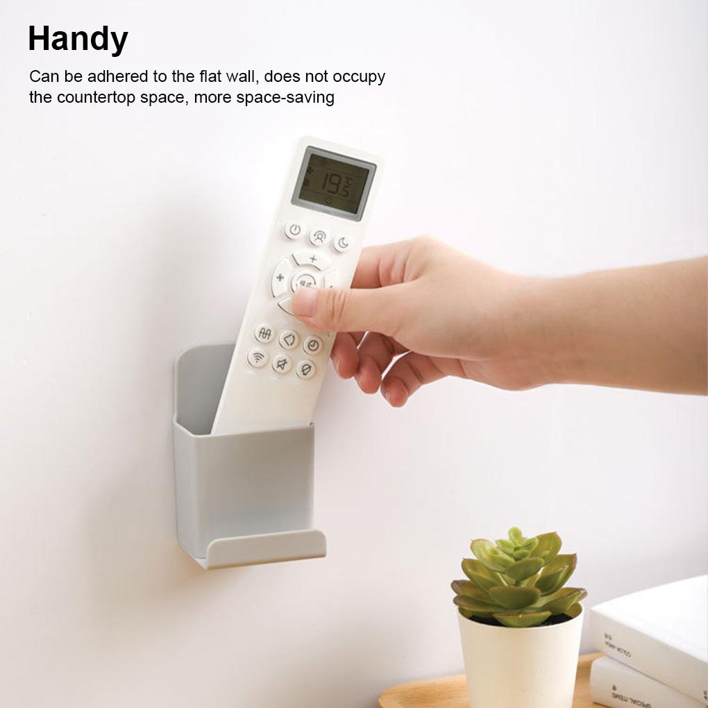 Organizator de telecomandă pentru sufragerie, baie, bucătărie, montare pe perete, suport pentru controler cu orificiu de încărcare pentru hotel