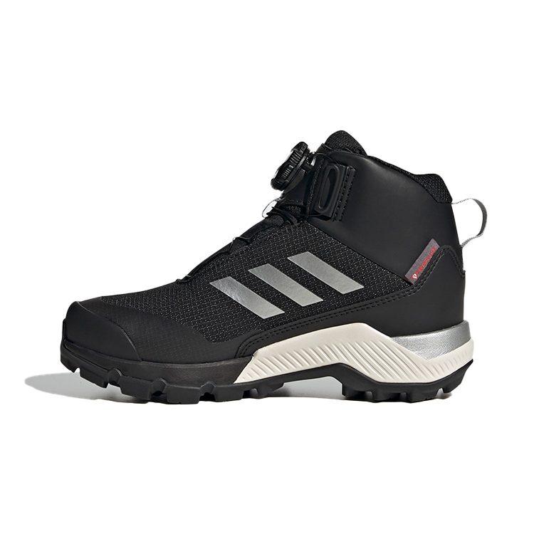 Adidas Terrex Winter Mid Boa Hiking K Breathable High top Kids' Outdoor Shoes Black Kids' FU7272